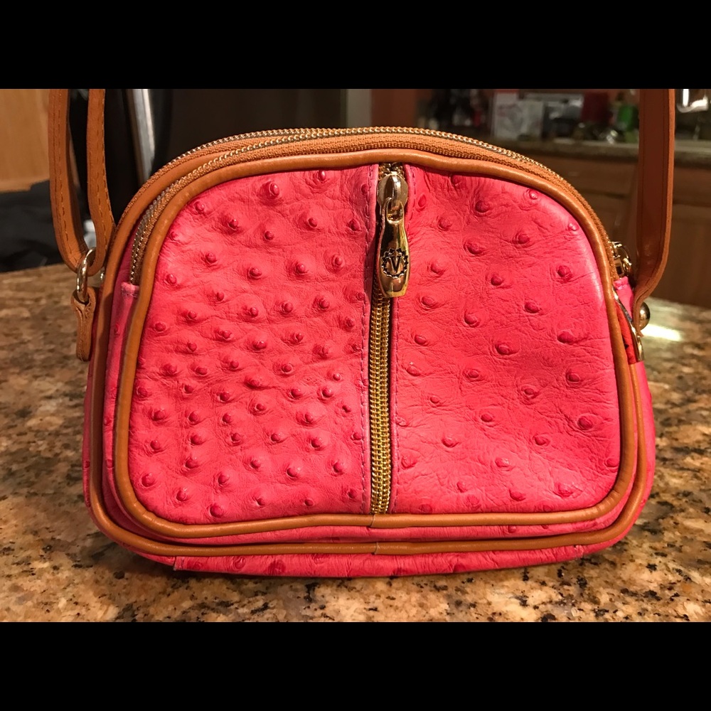 Vintage Genuine Leather Valentina Crossbody Purse